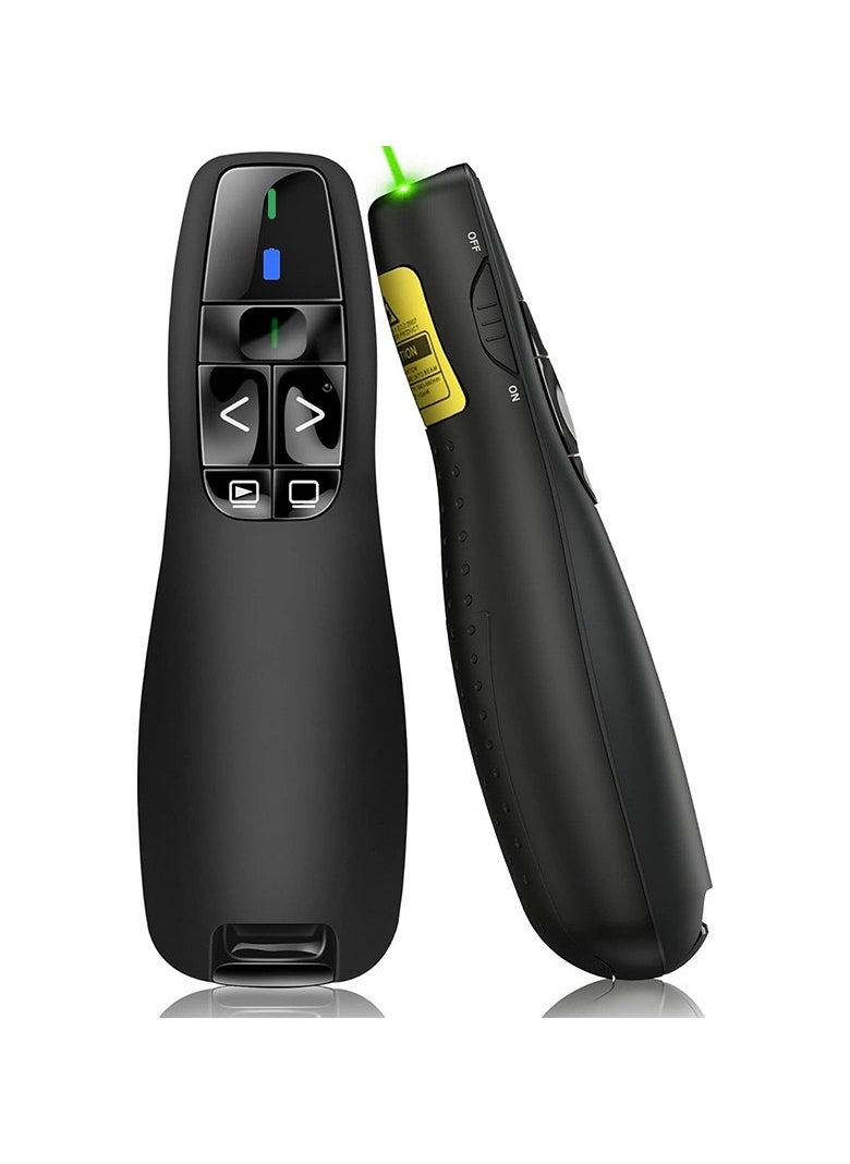 ماركة غير محددة - جهاز التحكم عن بعد المقدم اللاسلكي ، R400 2.4GHz USB اللاسلكي مقدم PowerPoint الأحمر ليزر القلم مؤشر PPT الفرس للعرض التقديمي - Image 1