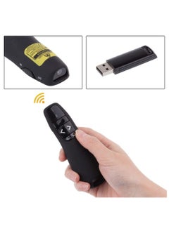 ماركة غير محددة جهاز التحكم عن بعد المقدم اللاسلكي ، R400 2.4GHz USB اللاسلكي مقدم PowerPoint الأحمر ليزر القلم مؤشر PPT الفرس للعرض التقديمي  - Image 3