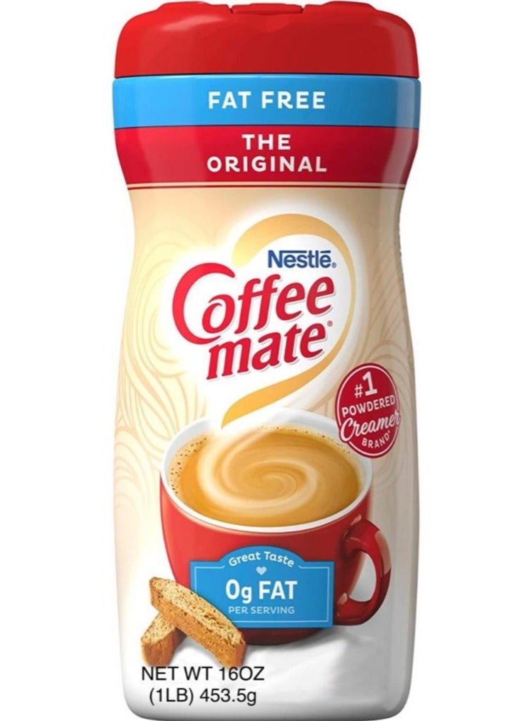 coffee Mate 0G Fat Original Coffee Mate Coffee Creamer 0g Fat 453.5g - Image 1