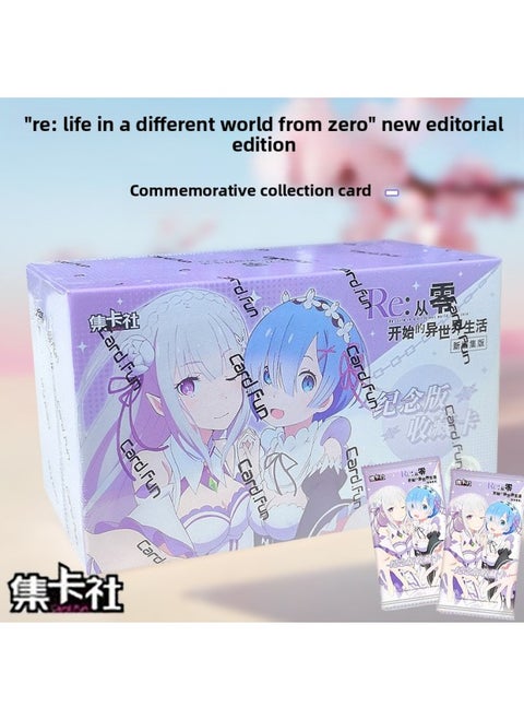 Card Collection Agency Time Agent Card Time Gap Second Bomb Collection Card Peripheral Flash Card Qiao Ling Lu Guang SP Card-Color:RE: Life In A Different World From Scratch [1 Box Of 10 Packs]]