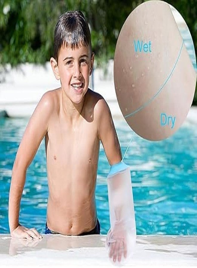 JAMBUVANTI Hand Cast Covers for Shower Arm, Waterproof Cast Cover Arm Adult, Soft Comfortable Cast Protector for Shower Arm, Reusable Elastic Cast Bag for Bandage - Image 2