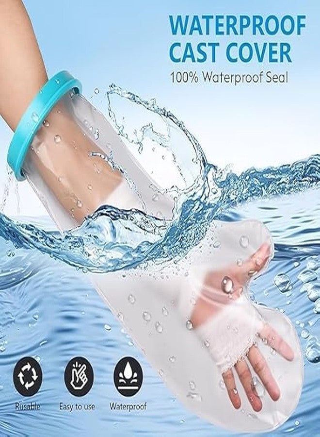 JAMBUVANTI Hand Cast Covers for Shower Arm, Waterproof Cast Cover Arm Adult, Soft Comfortable Cast Protector for Shower Arm, Reusable Elastic Cast Bag for Bandage - Image 5