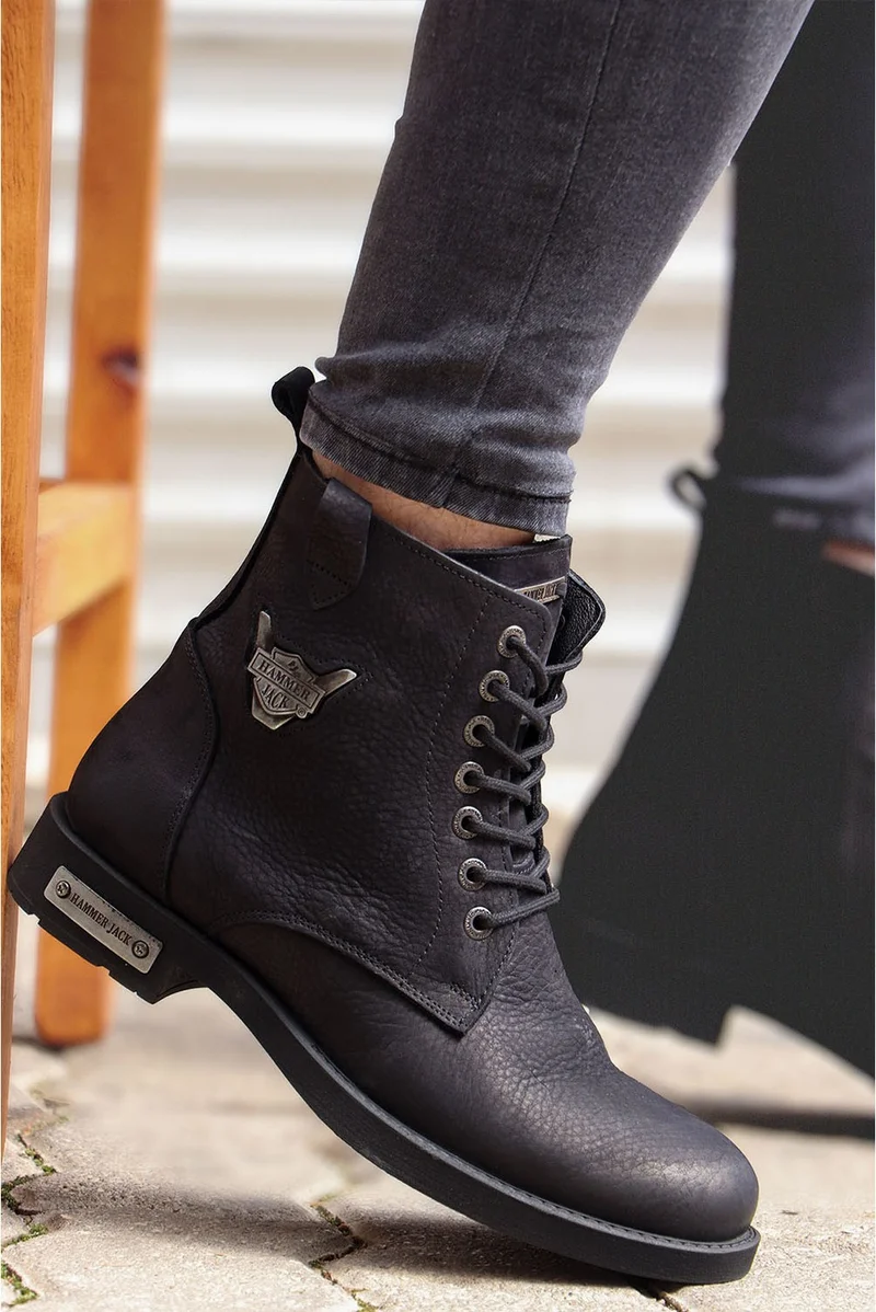 Hammer Jack 15200 Leather Zippered Men's Boots (40-45)