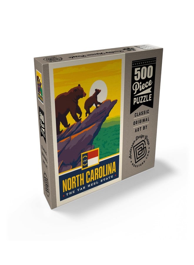 MyPuzzle.com MyPuzzle North Carolina: The Tar Heel State - Premium 500 Piece Jigsaw Puzzle for Adults - Image 2