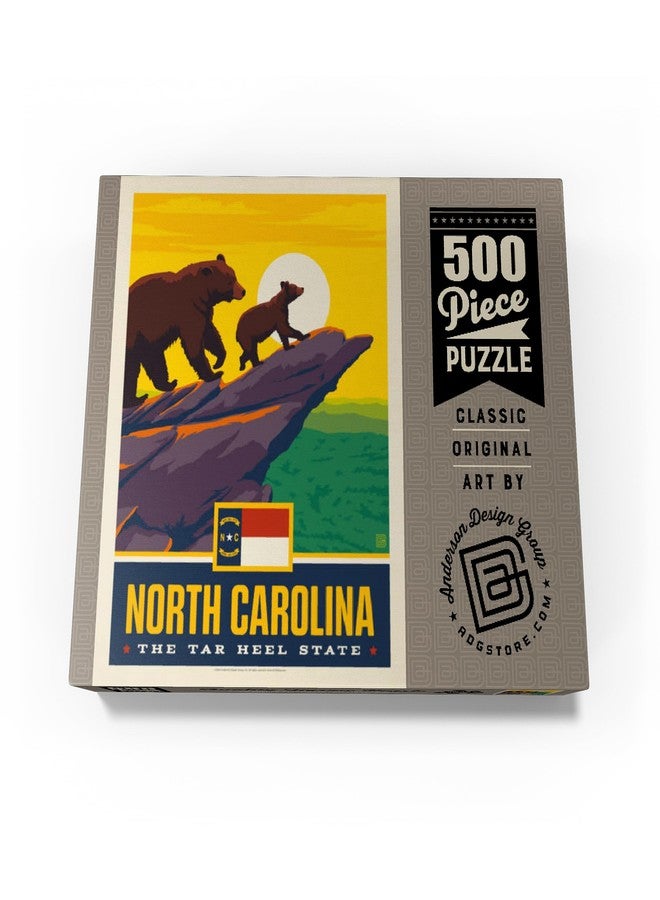 MyPuzzle.com MyPuzzle North Carolina: The Tar Heel State - Premium 500 Piece Jigsaw Puzzle for Adults - Image 4