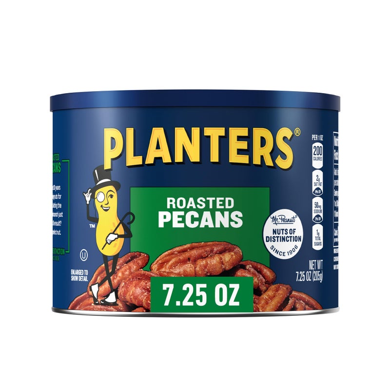 PLANTERS Roasted Pecan Nuts Baking Nuts PlantBased Protein 725 oz Canister - Image 3