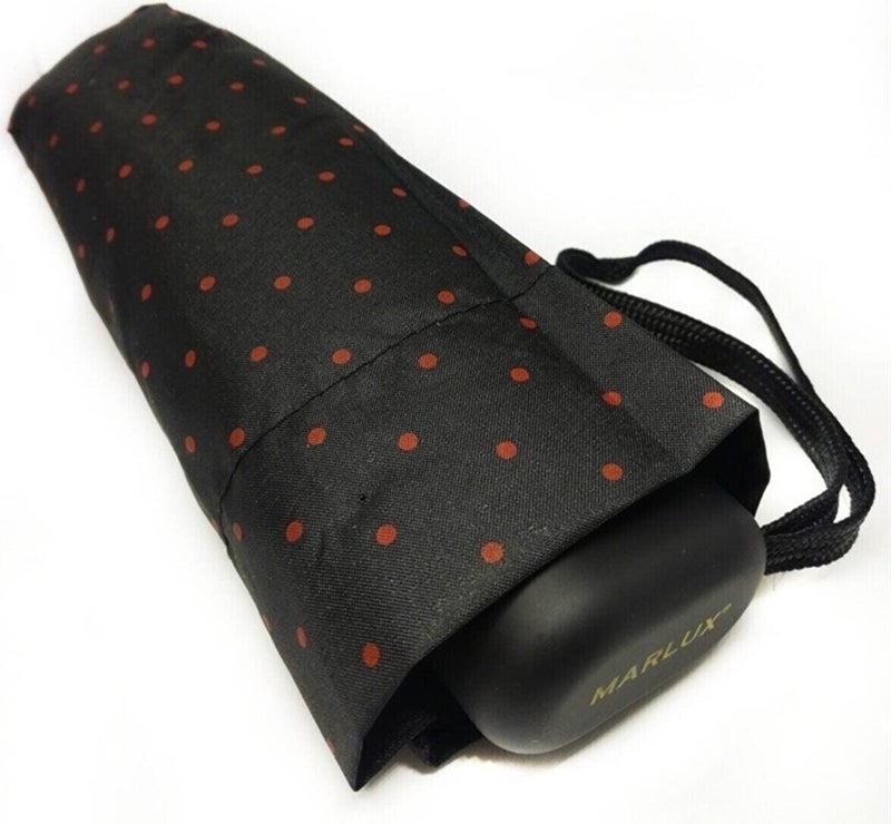 Marlux Black Polka Dot Bag Women's Umbrella M21MAR210PR01  - Image 2