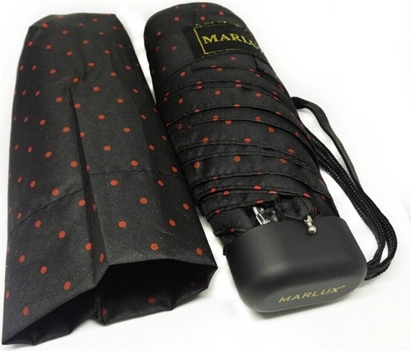 Marlux Black Polka Dot Bag Women's Umbrella M21MAR210PR01  - Image 1