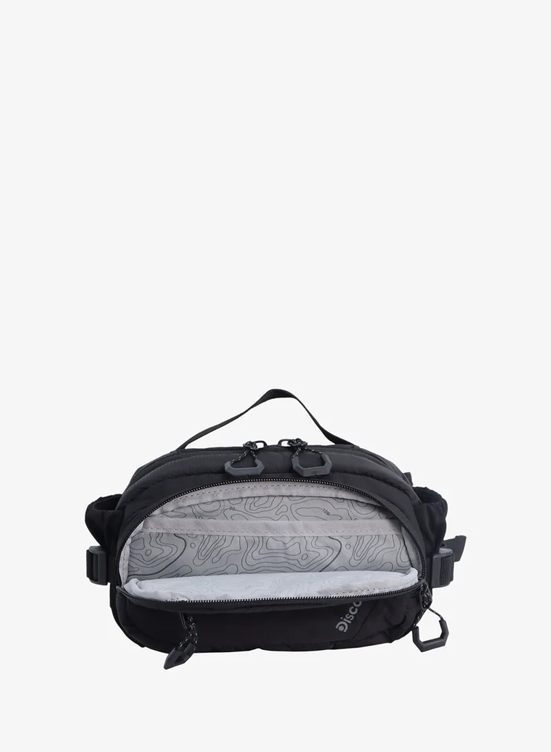 Discovery Black Discovery Body Spirit Nylon Ripstop Waist Bag Black for Men and Women, Durable Lightweight Waterproof Hip Pack Bag/Crossbody/Sling/Belt Bag  Outdoor Hiking Trekking Running Camping  | Best Price UAE