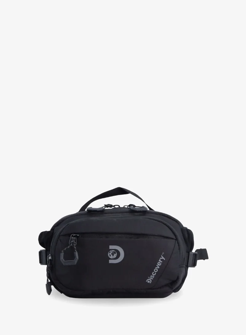 Discovery Discovery Body Spirit Nylon Ripstop Waist Bag Black for Men and Women, Durable Lightweight Waterproof Hip Pack Bag/Crossbody/Sling/Belt Bag  Outdoor Hiking Trekking Running Camping