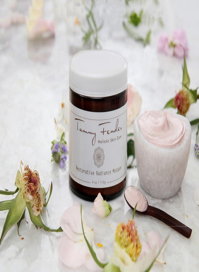 TAMMY FENDER - Restorative Radiance Masque | Natural, Organic, Cruelty Free, Non-Toxic Skincare | Hydrate, Rejuvenate, Soothe | Pink Cream Face Mask | All Skin Types (.5 oz - Travel Mini) - Image 2