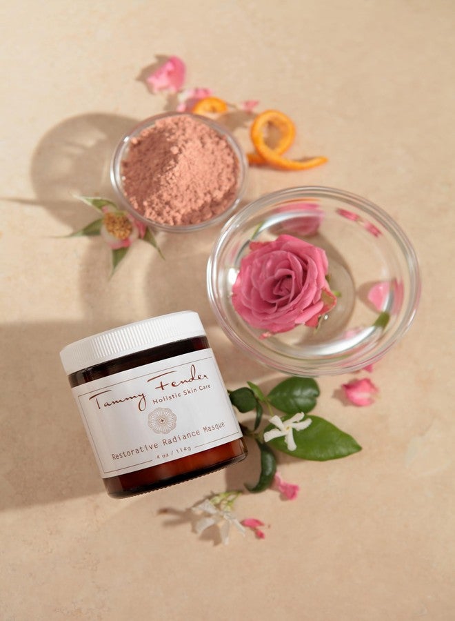 TAMMY FENDER - Restorative Radiance Masque | Natural, Organic, Cruelty Free, Non-Toxic Skincare | Hydrate, Rejuvenate, Soothe | Pink Cream Face Mask | All Skin Types (.5 oz - Travel Mini) - Image 4