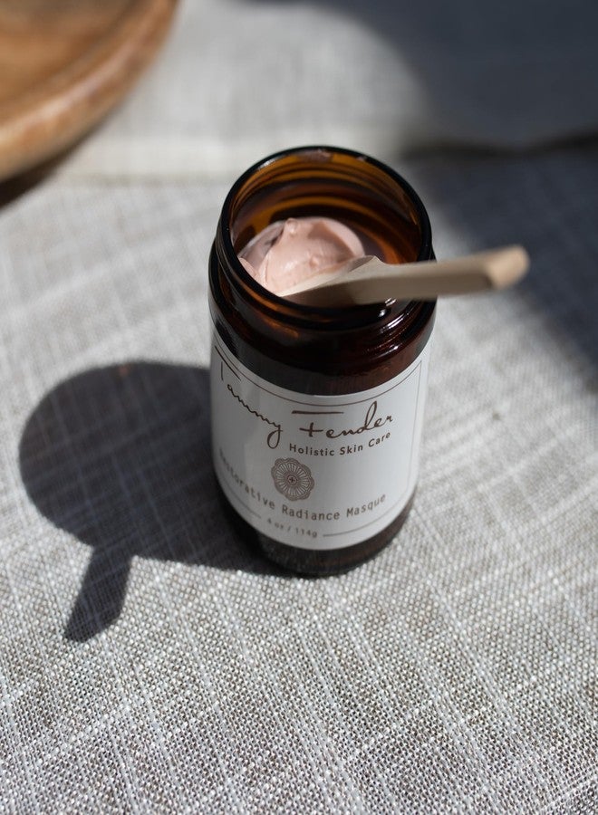 TAMMY FENDER - Restorative Radiance Masque | Natural, Organic, Cruelty Free, Non-Toxic Skincare | Hydrate, Rejuvenate, Soothe | Pink Cream Face Mask | All Skin Types (.5 oz - Travel Mini) - Image 3
