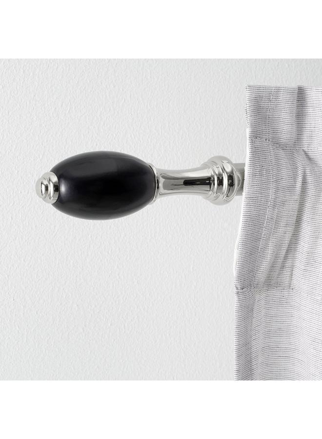 erorex Curtain rod set, silver-colour, 120-210 cm 19 mm - Image 5