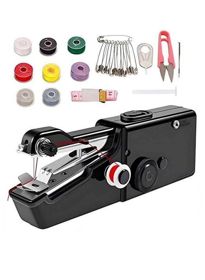 ميكسد محمول باليد آلة الخياطة ، الخياطة سريعة للأسرة ، والسفر ديي البنود - Image 1