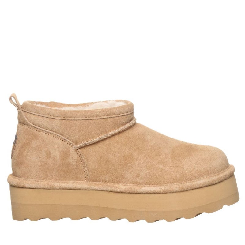 BEARPAW Women's Retro Super Shorty Iced Coffee Size 8 | Women's Ankle Boot | Comfortable Winter Boot - Image 3