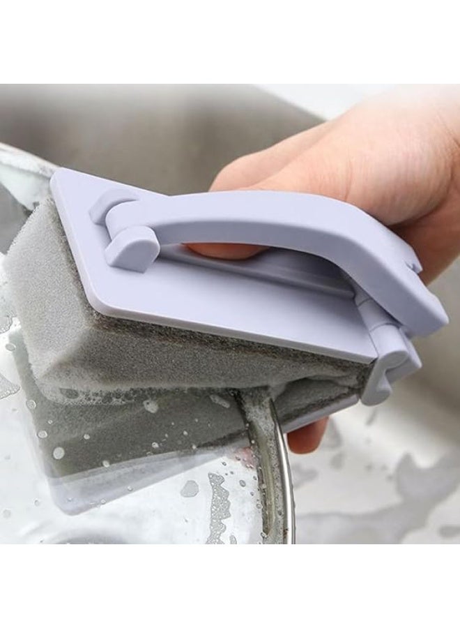 فرشاة تنظيف إسفنجية قابلة للطي، محمولة، للتحكم في الماء، فرشاة تنظيف المطبخ الإسفنجية - Image 2