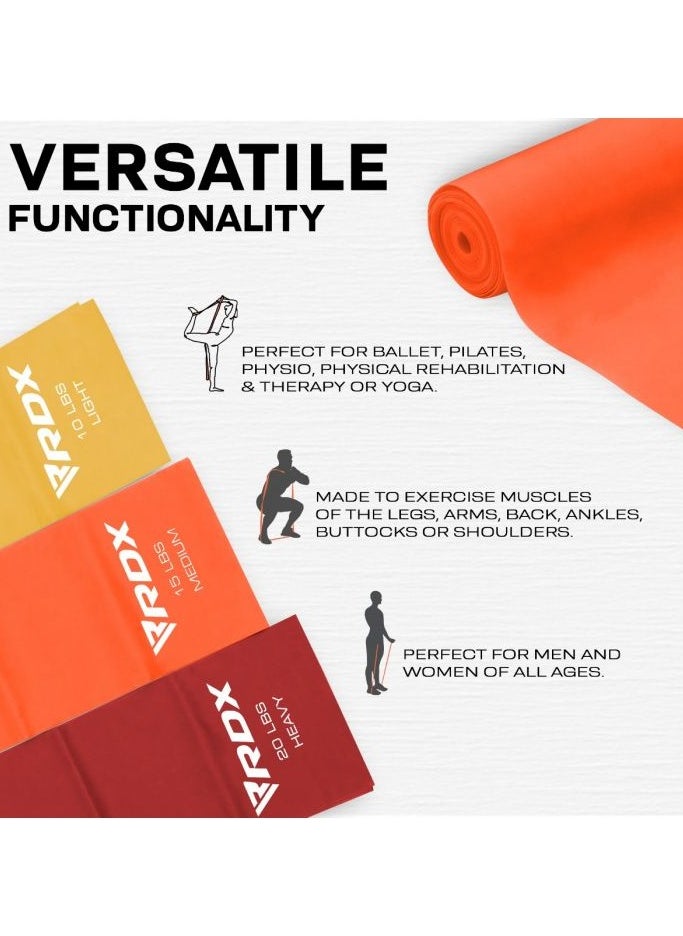 TPE RESISTANCE BAND MULTICOLOR SET BASIC 4 (20804)