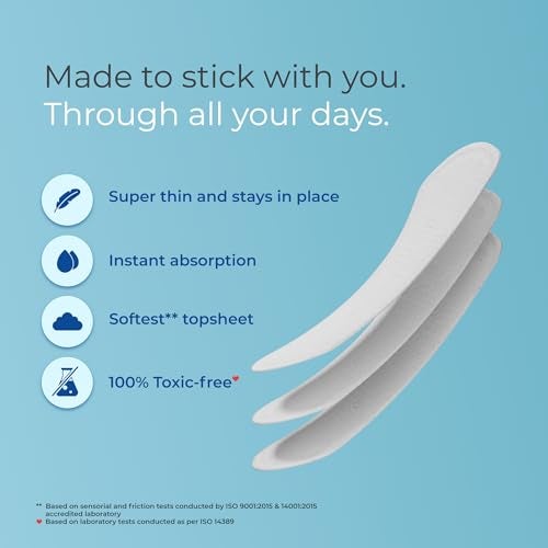 Nua Everyday Comfort Panty Liner for Women Daily Use | Pack of 48 liners - 190mm | For White Discharge, Spotting & Non Period Leakages | Individually Wrapped | Zero Irritation | Super-thin | Stays in Place | Instant Absorption | Softest Top sheet | 100% Toxic-Free | Panty Liner Pads Sanitary Napkins - Image 4