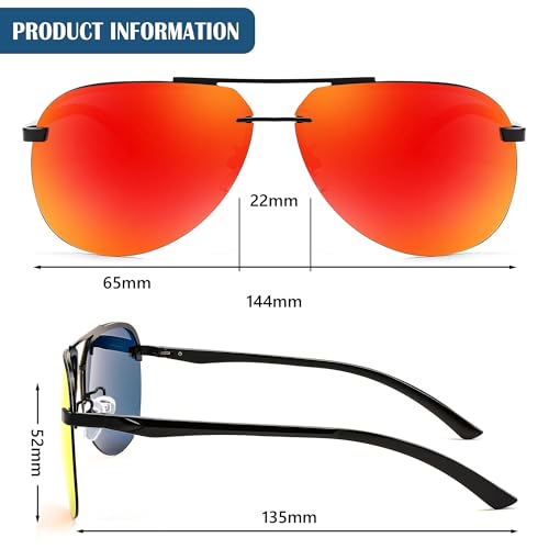 Karsaer Retro Oversized Polarized Sunglasses for Men Women Sports Sunglasses 70s Large Men Shades E1075, Multicolor - Image 3