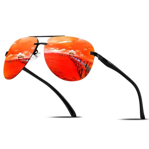 Karsaer Retro Oversized Polarized Sunglasses for Men Women Sports Sunglasses 70s Large Men Shades E1075, Multicolor - Image 1