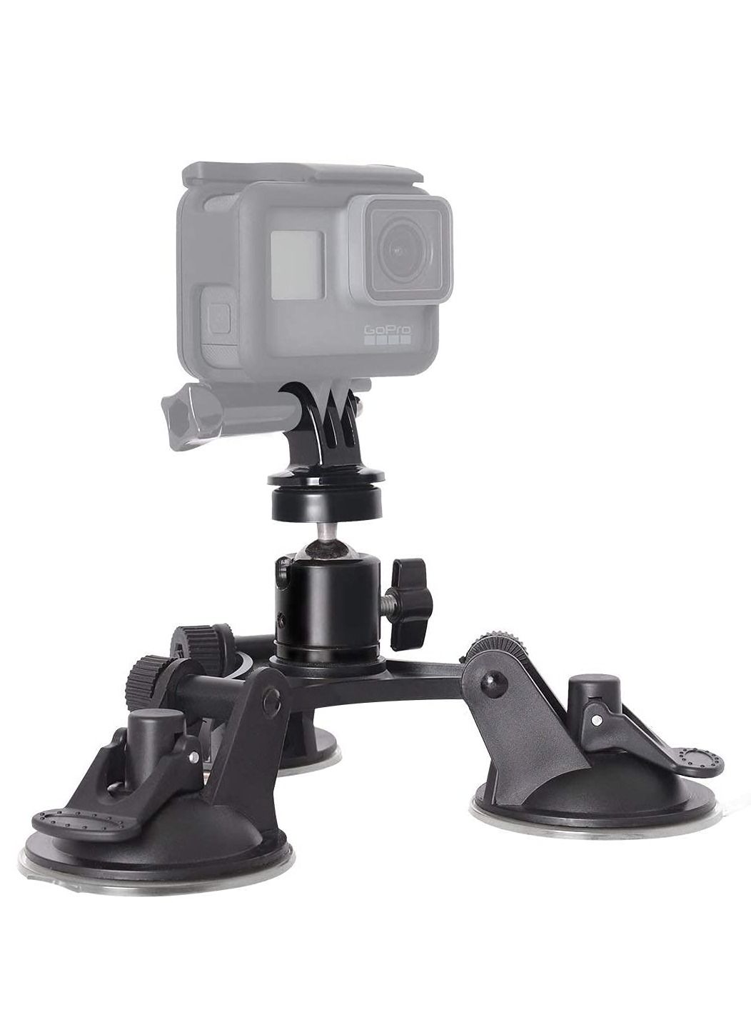 جينيريك جينيريك حامل ثلاثي لكاميرات DSLR بكوب شفط متوافق مع GoPro Hero 9 8 7 6 5 4 و DJI Osmo