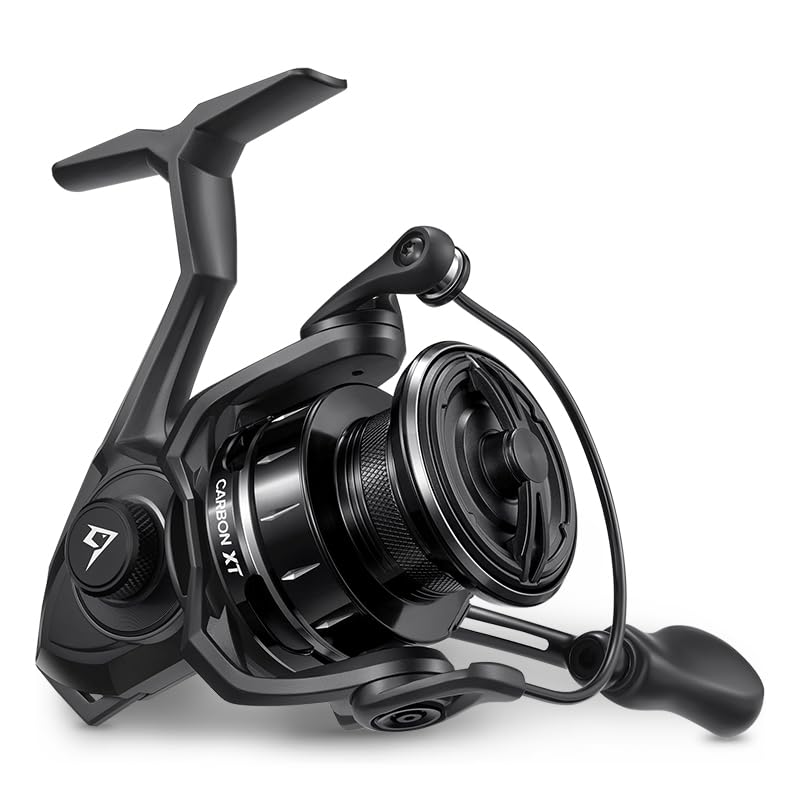 Piscifun Carbon XT Spinning Reels Light to 68oz Carbon Frame and Rotor 22LBs Max Drag 81 Shielded BB 521 Gear Ratio Smooth Powerful Freshwater Spinning Fishing Reel 3000 - Image 1