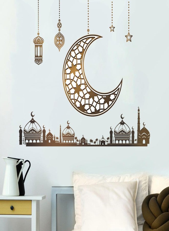 HEUREKA Ramdan Moon Star Peel and Stick Self Adhesive Wall Sticker(30 CM X 90 CM) - Image 5