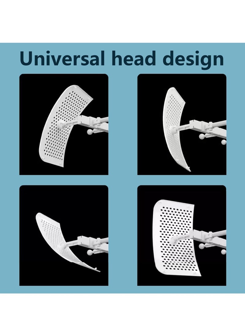 4 Pcs Freestanding Air Vent Deflector, Adjustable Wind Direction, Ceiling Register Vent Deflector, Air Conditioner and AC Air Deflector, Suitable for Central Air Conditioning - Image 5