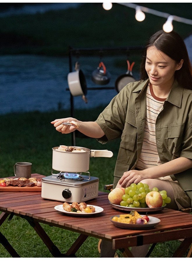GMORO Ultra Lightweight Portable Gas Stove - Multi-functional Cassette Gas Stove for Outdoor Camping, Fishing, and Indoor Cooking, No Power Supply Needed, Perfect for All Your Adventures - Image 2