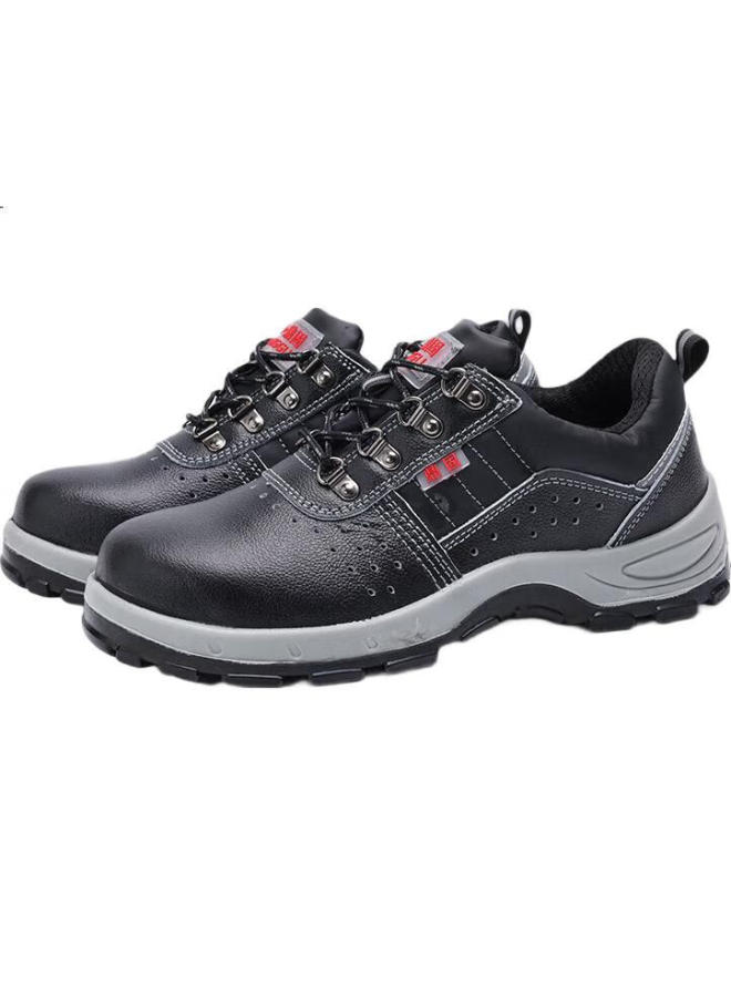 Dinggu Men'S Safety Shoes With Steel Toe Cap, Anti-Smashing And Puncture-Resistant, Wear-Resistant And Lightweight Protective Work Shoes 1125Heisk41 - Image 1