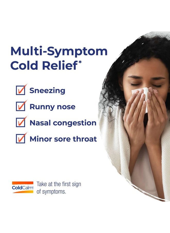 Boiron ColdCalm Tablets for Relief of Common Cold Symptoms Such as Sneezing, Runny Nose, Sore Throat, and Nasal Congestion - Non-Drowsy - 60 Count  - Image 2