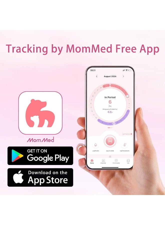 MomMed Ovulation Test Strips(LH60), Fertility Test for Women with 60 Collection Cups, LH Test Strips, OPK Test Strips, High Sensitivity Result for Women Home Testing, Accurate Results in 5 Minutes - Image 2