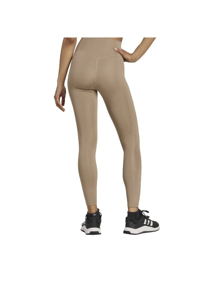 Adidas Adidas Opt Pow Ess 7/8 Brown Tights (7/8) Tights For Women - Image 3