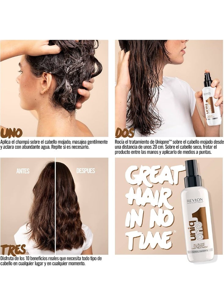 ريفلون بخاخ ريفلون يونيك ون لعلاج الشعر بجوز الهند 150 مل - Image 2