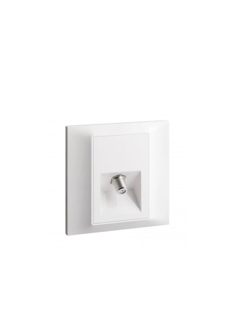 Legrand Legrand F Type Single TV Outlet Belanko White 