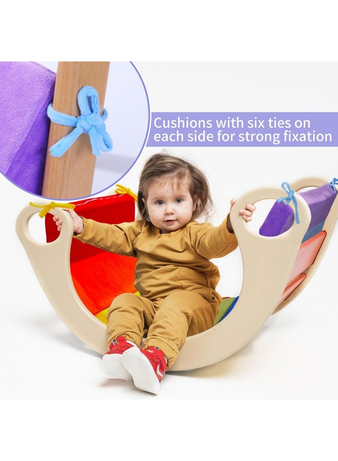 ROYALAY Cushion for Climbing Arch, Rainbow Toddler Cushion Play Set, Arch Cushion Floor Mats for Kids, Detachable Climbing Arch Rocker Pillow for Arch Climber - Image 3
