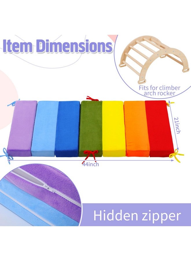 ROYALAY Cushion for Climbing Arch, Rainbow Toddler Cushion Play Set, Arch Cushion Floor Mats for Kids, Detachable Climbing Arch Rocker Pillow for Arch Climber - Image 2
