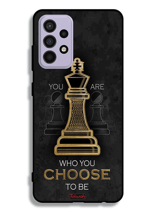 Tolwak Samsung Galaxy A52 4G Protective Case Cover You Are Who You Choose To Be - Image 1
