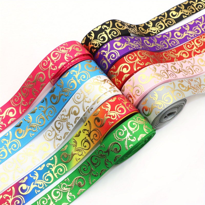 5 Yards Per Roll of 0.87 Inch 22 Mm Reso Red Hot Stamping Ribbon Suitable for Gift Wrapping Cake Packaging Floral Arrangements Wedding Decor Crafts Headpieces Brooches And Clothing - Image 5