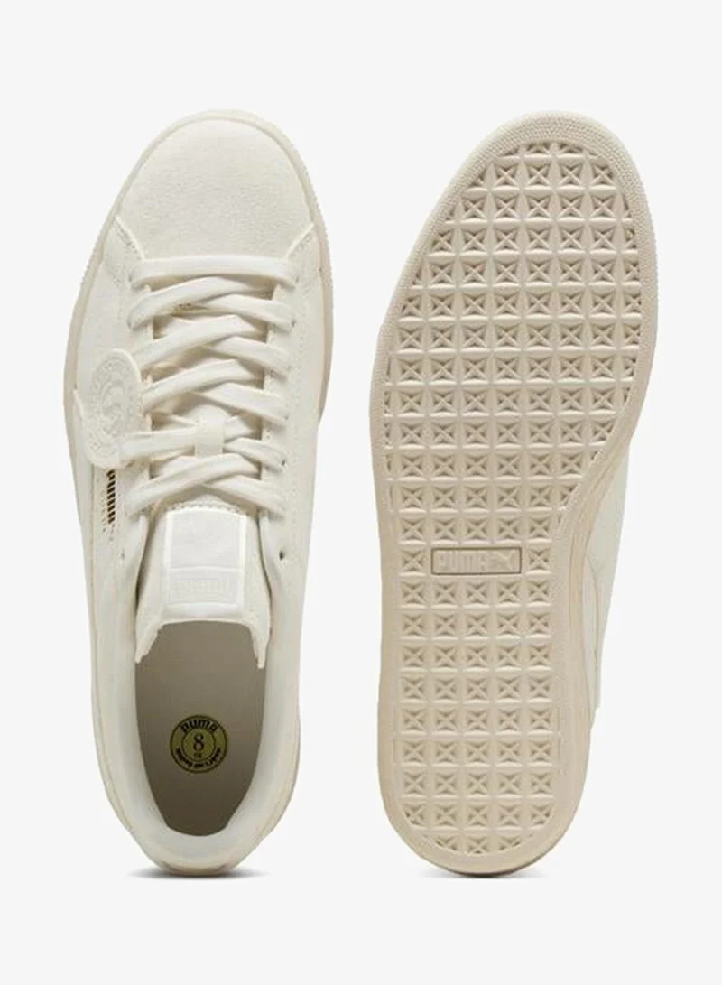Puma PUMA White-PUMA White Suede Charles F. Stead II Sneakers Unisex  | Best Price UAE