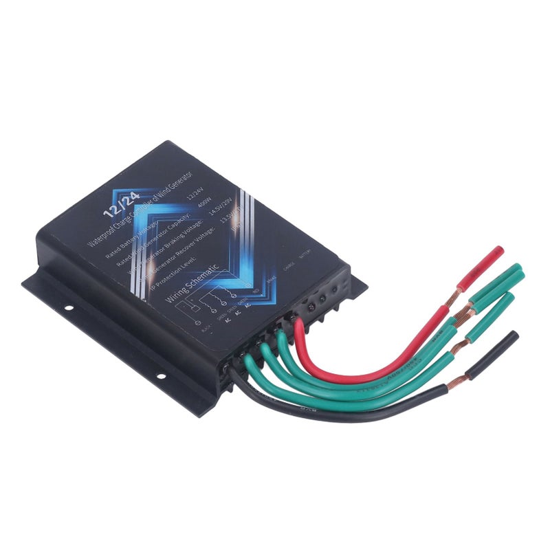 Wind Generator Controller Aluminum Alloy Waterproof Wind Turbine Controller 400W 12V 24V - Image 1