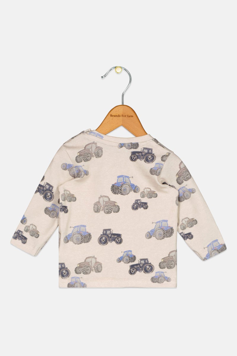 NAME IT Toddlers Boy Allover Print Long Sleeve Tops, Multicolor - Image 2