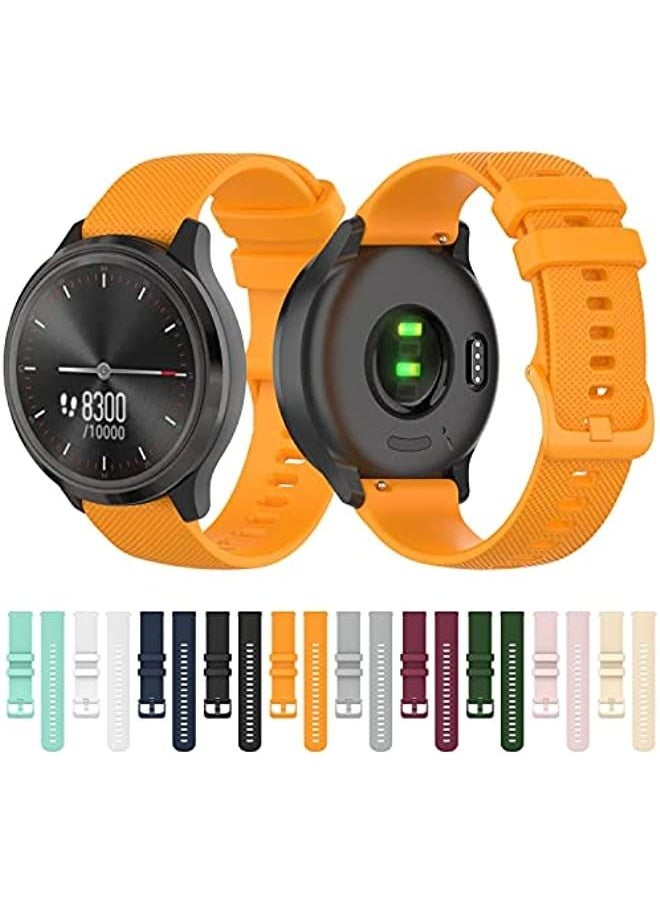Generic - Band For Huawei Watch GT3 42mm Checkered Silicone Watch Band (Black) - Image 1