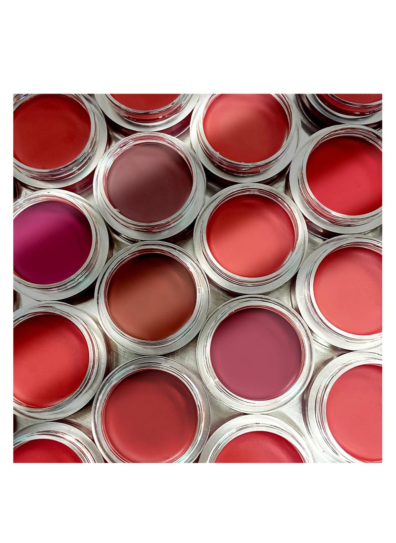 Just Herbs Just Herbs Ayurvedic, Natural Lip AND Cheek Tint Blush Sls Chemical Paraben Free 02 Peachy Coral Creamy Matte  - Image 4