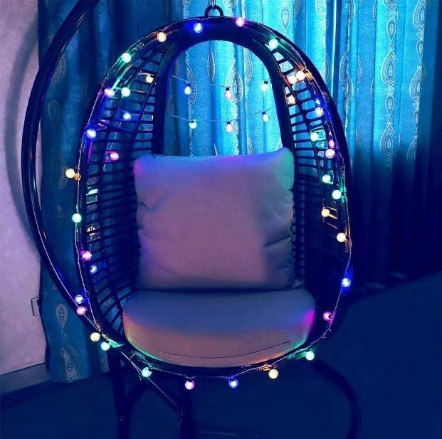 Chronos Clear Globe Decorative String Lights 2 Meters with 10 MultiColor LED Bulbs for Indoor and Outdoor Dcor Parties and Celebrations - Image 4