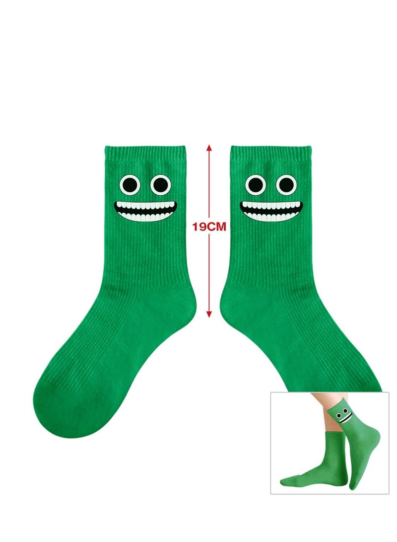 Ban Ban Garden Game peripheral printed socks, medium bucket breathable sweat-absorbing odor casual socks, 6 pairs - Image 5