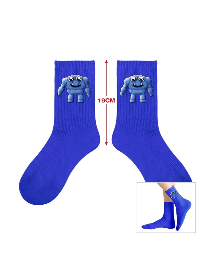 Ban Ban Garden Game peripheral printed socks, medium bucket breathable sweat-absorbing odor casual socks, 6 pairs - Image 4
