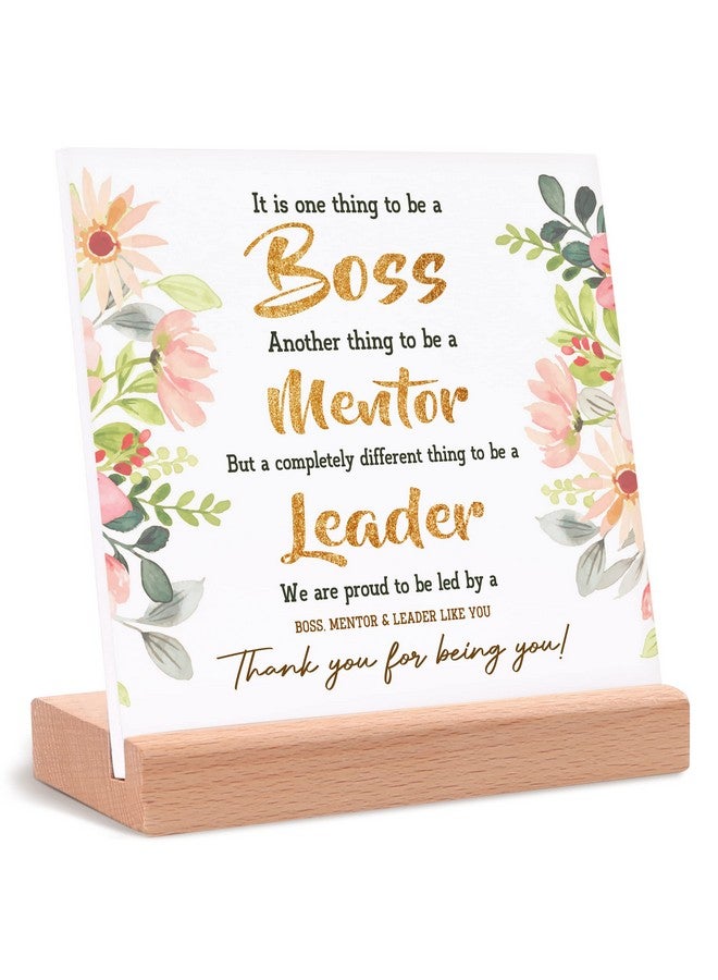 Pandasch Boss Day Gifts For Women, Best Gifts For Boss Female - Unique Office Desk Card With Warm Words, Funny Boss Lady Gifts For Birthday, Going Away, Boss Day - Thank You Gifts For Your Female Boss - Image 1