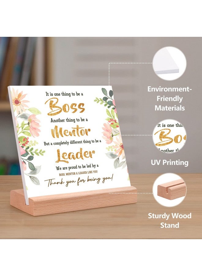 Pandasch Boss Day Gifts For Women, Best Gifts For Boss Female - Unique Office Desk Card With Warm Words, Funny Boss Lady Gifts For Birthday, Going Away, Boss Day - Thank You Gifts For Your Female Boss - Image 5